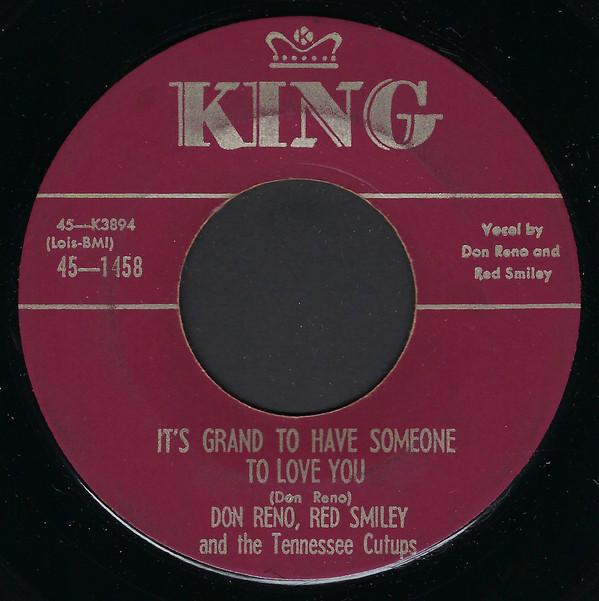 The Tennessee Cut-Ups, Reno And Smiley - It's Grand To Have Someone To Love You / Charlotte Breakdown