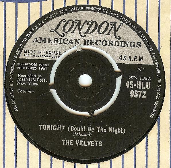 The Velvets - Tonight (Could Be The Night)