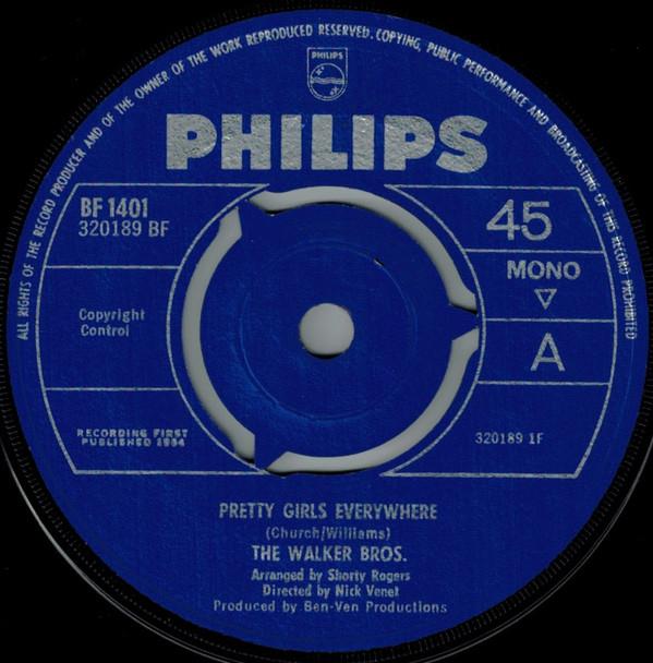 The Walker Brothers - Pretty Girls Everywhere / Doin' The Jerk