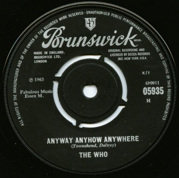 The Who - Anyway Anyhow Anywhere