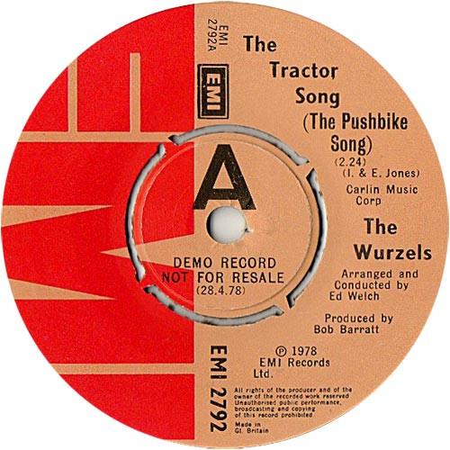The Wurzels - The Tractor Song (The Pushbike Song)