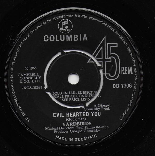 The Yardbirds - Evil Hearted You