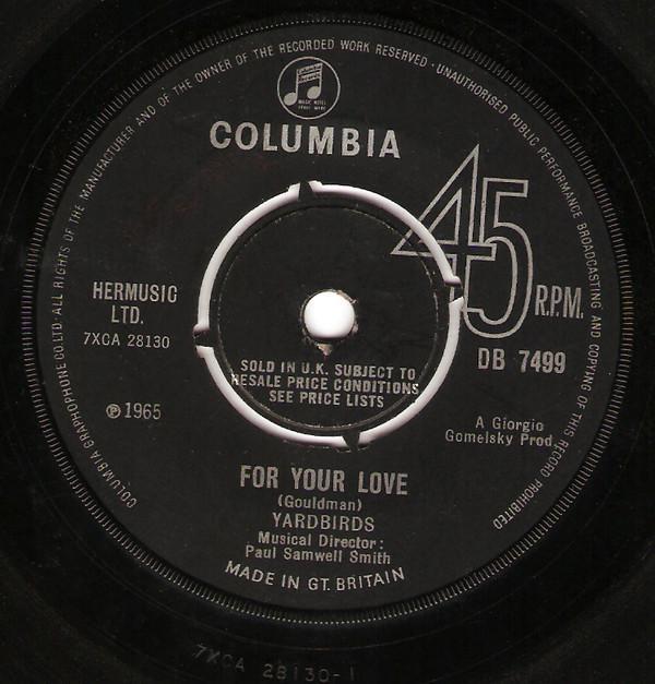 The Yardbirds - For Your Love