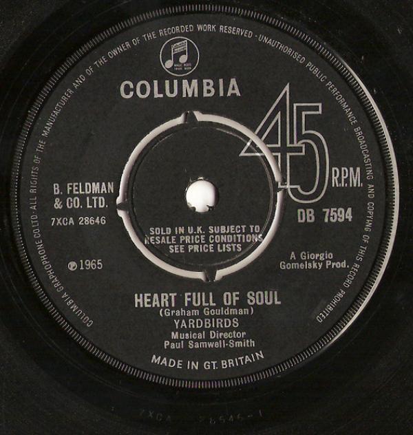The Yardbirds - Heart Full Of Soul