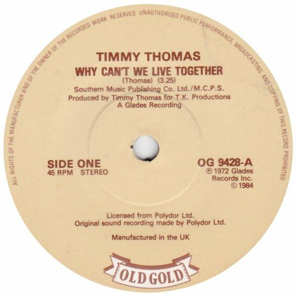 Timmy Thomas, Dobie Gray - Why Can't We Live Together / Drift Away
