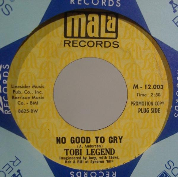 Tobi Legend - No Good To Cry / Heartbreaker