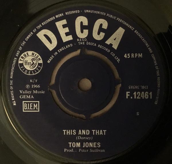 Tom Jones - This And That