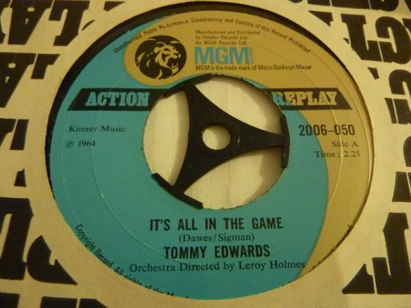 Tommy Edwards - It's All In The Game / Mr. Music Man