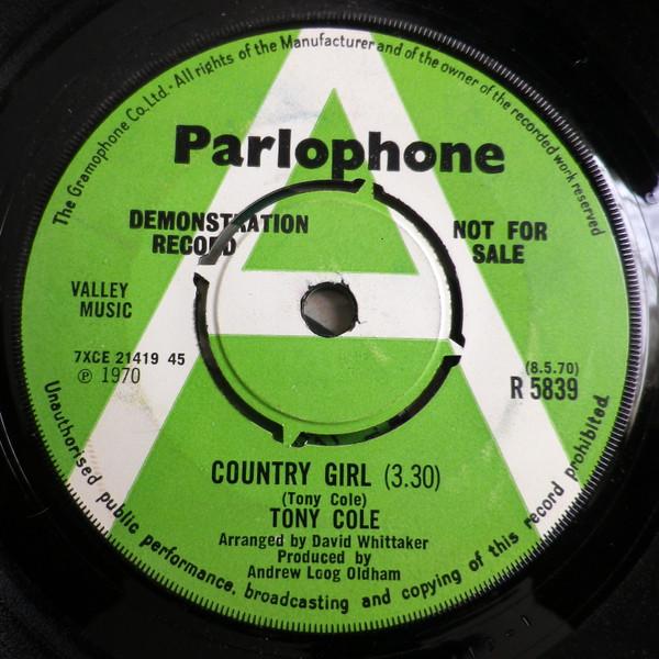 Tony Cole - Country Girl
