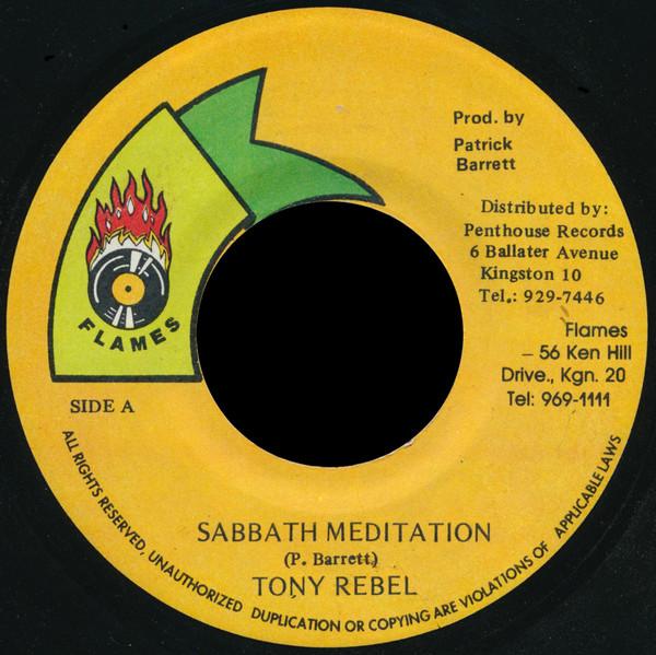 Tony Rebel - Sabbath Meditation