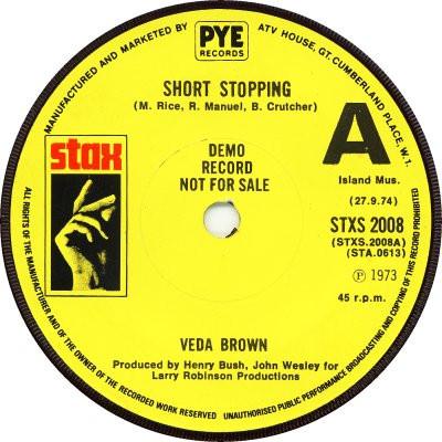 Veda Brown - Short Stopping