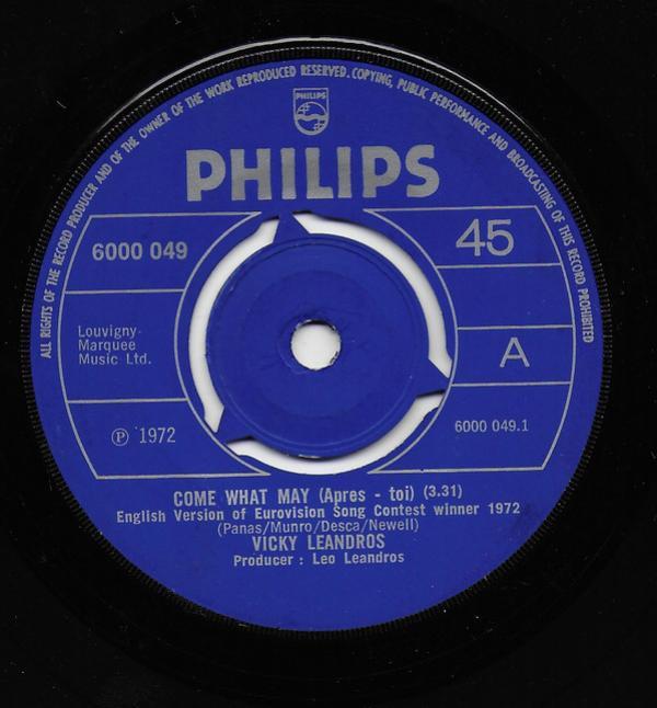 Vicky Leandros - Come What May / Take A Little Time