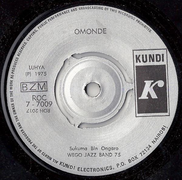 Wego Jazz Band 75 - Omonde / Matini