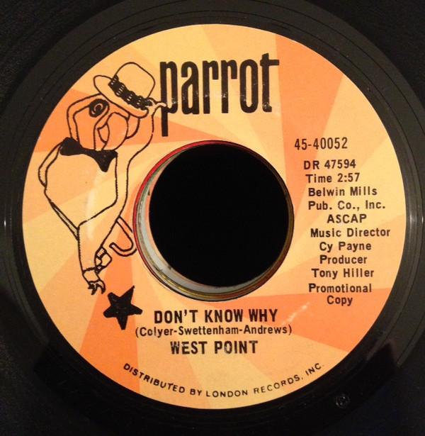 West Point (3) - Don't Know Why / Take What You Want