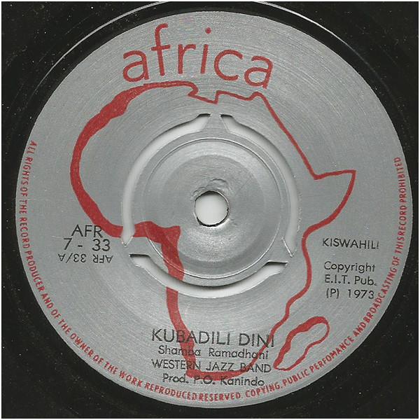 Western Jazz Band - Kubadili Dini / Vigelegele