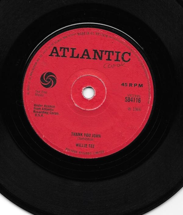 Willie Tee - Thank You John / Walking Up A One Way Street