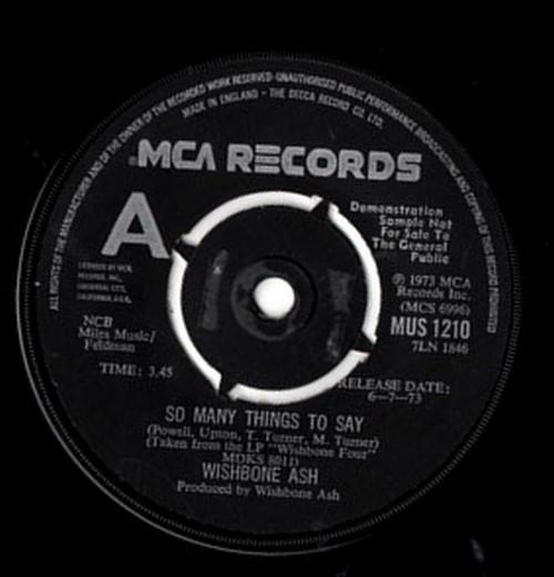 Wishbone Ash - So Many Things To Say