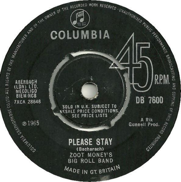 Zoot Money's Big Roll Band - Please Stay